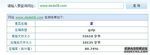 网页启用Gzip压缩 提高浏览速度